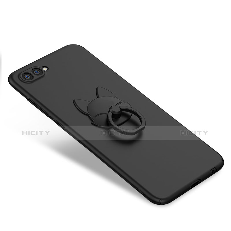 Coque Plastique Housse Etui Rigide Mat avec Support Bague Anneau A01 pour Huawei Honor V10 Plus