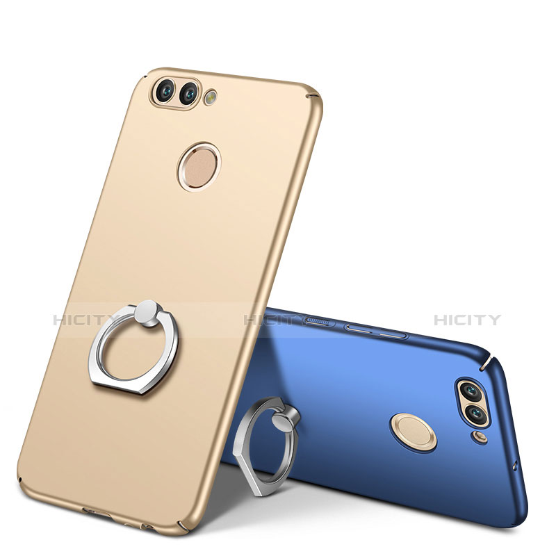 Coque Plastique Housse Etui Rigide Mat avec Support Bague Anneau A01 pour Huawei Nova 2 Plus