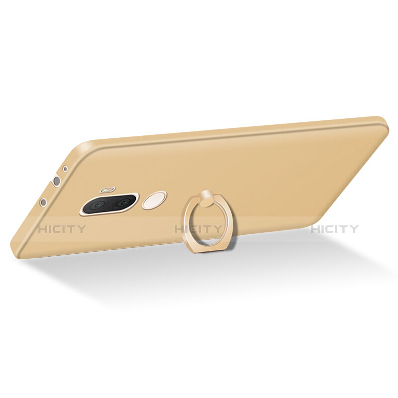 Coque Plastique Housse Etui Rigide Mat avec Support Bague Anneau A01 pour Xiaomi Mi 5S Plus Plus