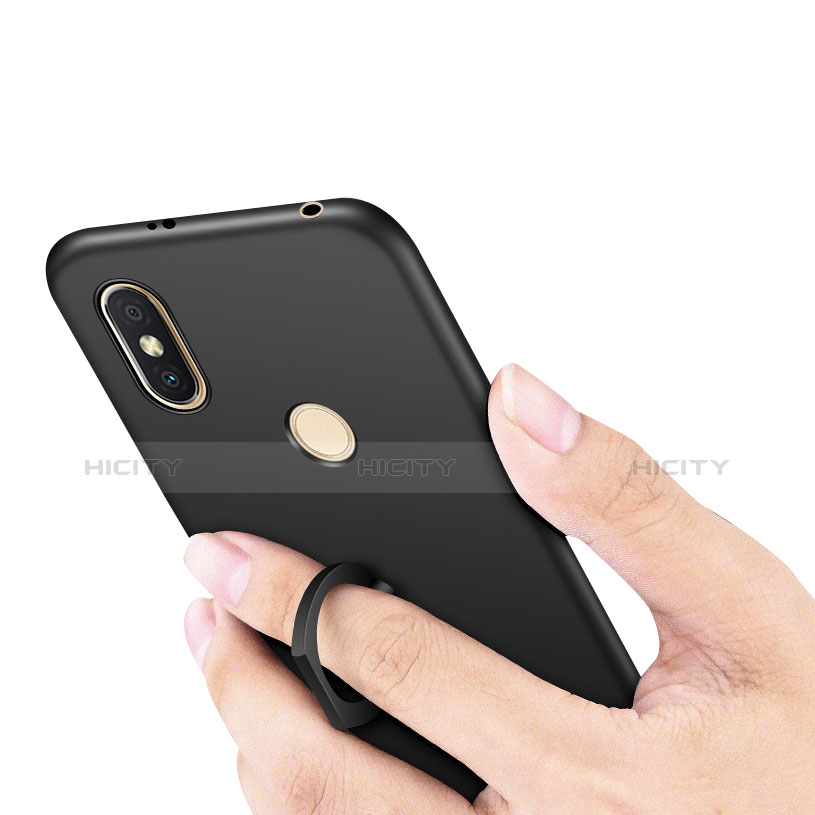 Coque Plastique Housse Etui Rigide Mat avec Support Bague Anneau A01 pour Xiaomi Redmi S2 Plus