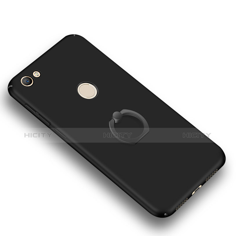 Coque Plastique Housse Etui Rigide Mat avec Support Bague Anneau A01 pour Xiaomi Redmi Y1 Plus