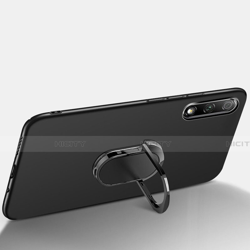 Coque Plastique Housse Etui Rigide Mat avec Support Bague Anneau Aimante Magnetique A01 pour Huawei Honor 9X Plus