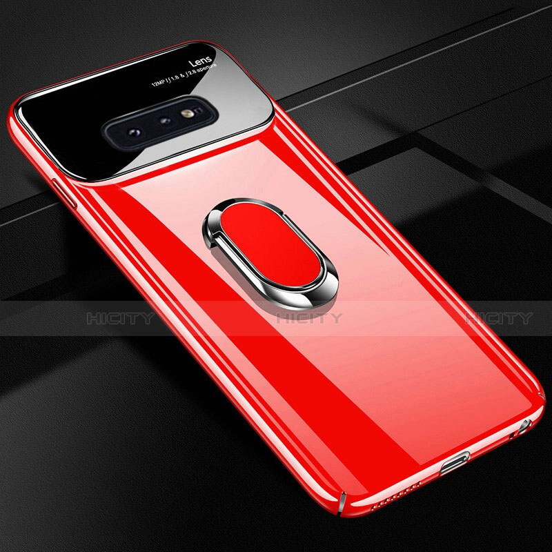 Coque Plastique Housse Etui Rigide Mat avec Support Bague Anneau Aimante Magnetique A01 pour Samsung Galaxy S10e Plus