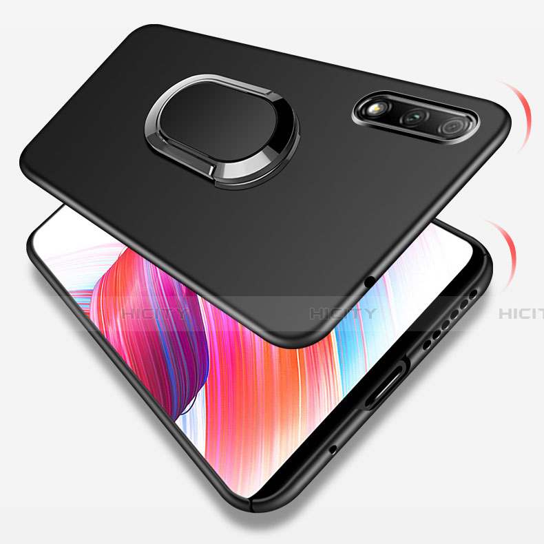 Coque Plastique Housse Etui Rigide Mat avec Support Bague Anneau Aimante Magnetique A04 pour Huawei Y9 Prime (2019) Plus