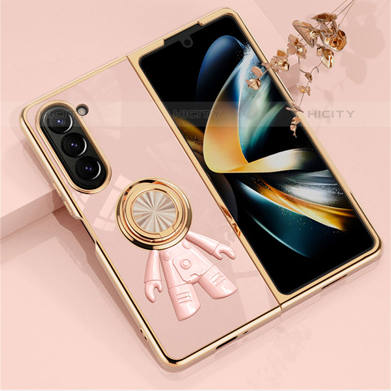 Coque Plastique Housse Etui Rigide Mat avec Support Bague Anneau Aimante Magnetique AN2 pour Samsung Galaxy Z Fold5 5G Plus