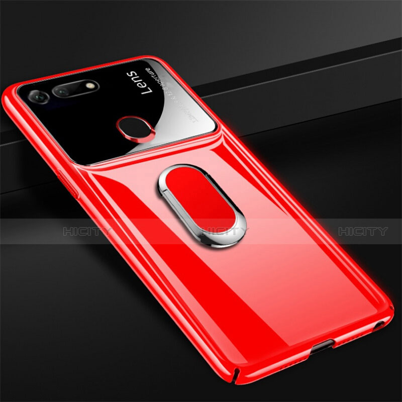 Coque Plastique Housse Etui Rigide Mat avec Support Bague Anneau Aimante Magnetique P02 pour Huawei Honor V20 Plus