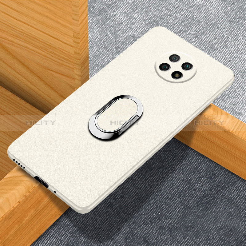 Coque Plastique Housse Etui Rigide Mat avec Support Bague Anneau Aimante Magnetique pour Xiaomi Redmi Note 9 5G Plus