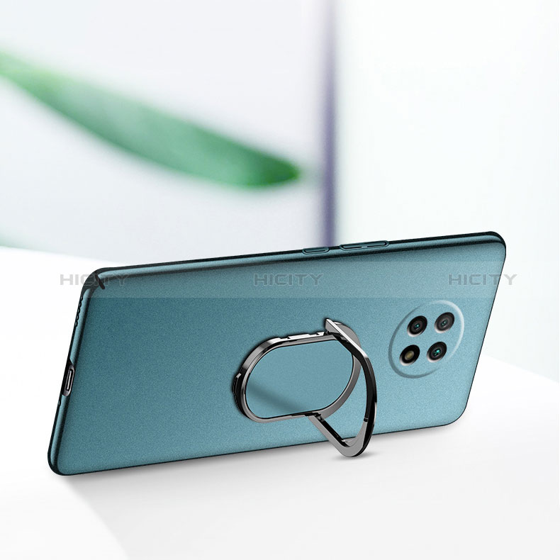 Coque Plastique Housse Etui Rigide Mat avec Support Bague Anneau Aimante Magnetique pour Xiaomi Redmi Note 9 5G Plus