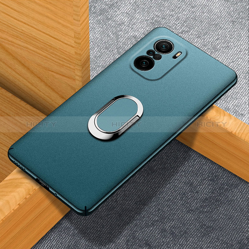 Coque Plastique Housse Etui Rigide Mat avec Support Bague Anneau Aimante Magnetique S01 pour Xiaomi Mi 11i 5G Plus