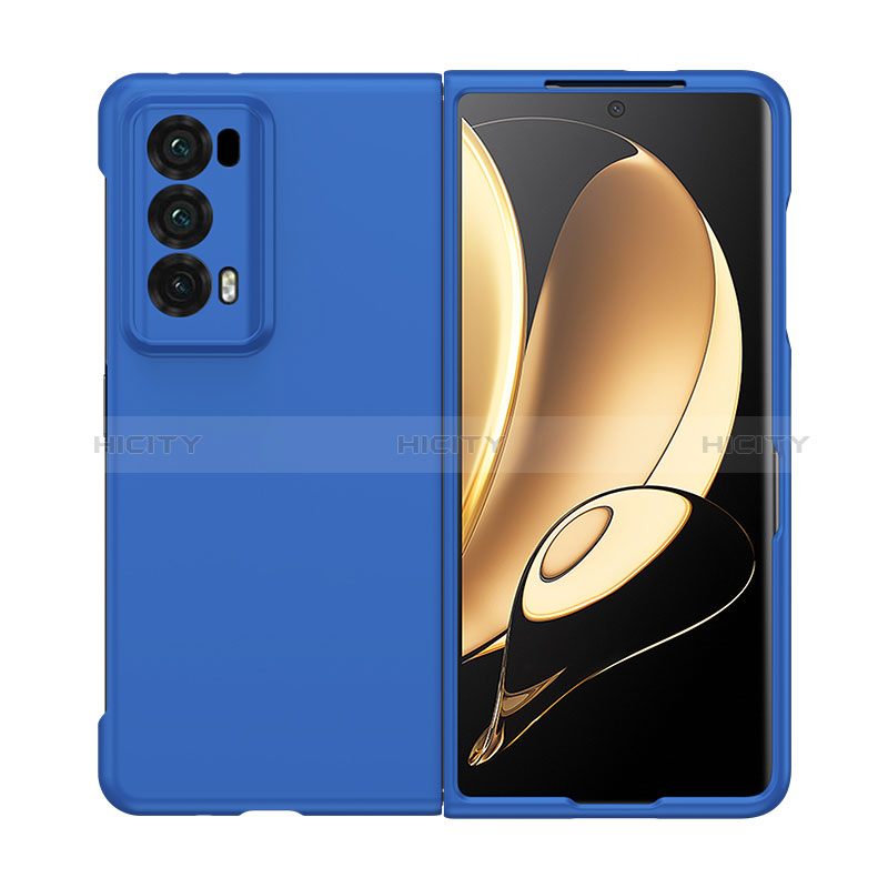 Coque Plastique Mat Protection Integrale 360 Degres Avant et Arriere Etui Housse BH1 pour Huawei Honor Magic V2 Ultimate 5G Bleu Plus