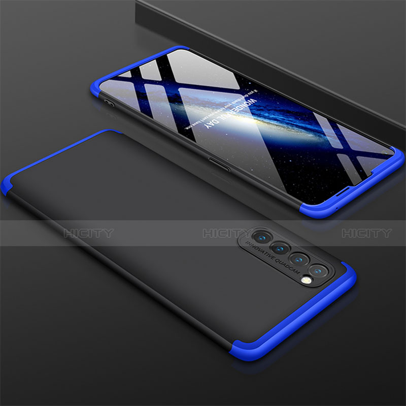 Coque Plastique Mat Protection Integrale 360 Degres Avant et Arriere Etui Housse M01 pour Oppo Reno4 Pro 4G Plus