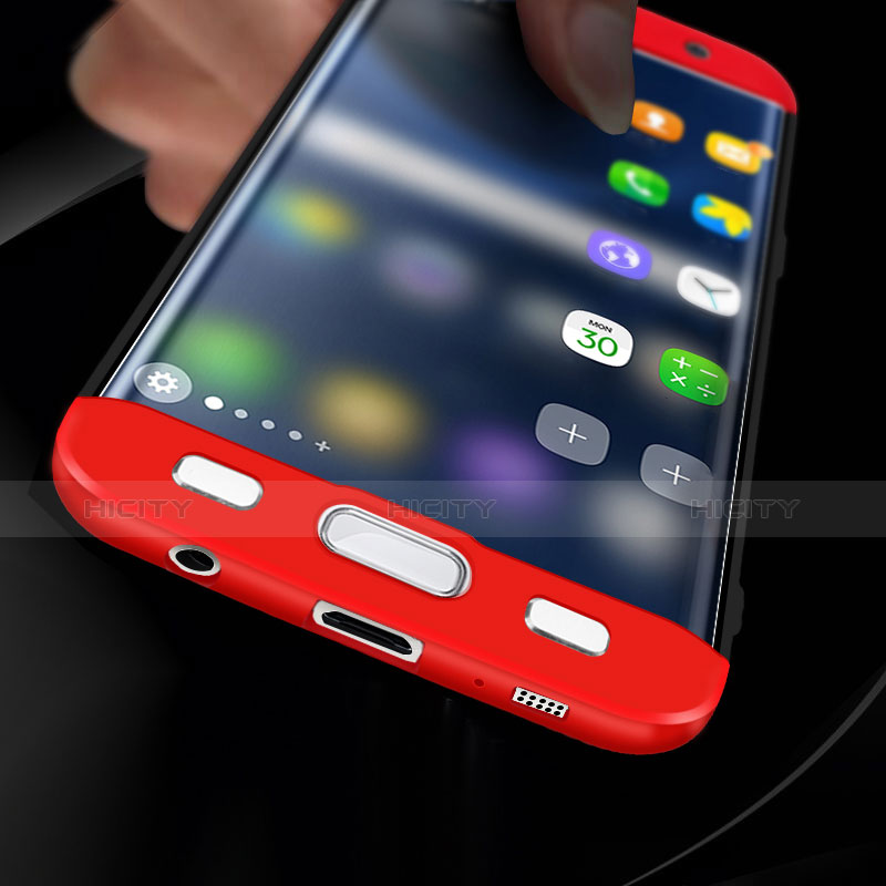 Coque Plastique Mat Protection Integrale 360 Degres Avant et Arriere Etui Housse M01 pour Samsung Galaxy S7 Edge G935F Plus