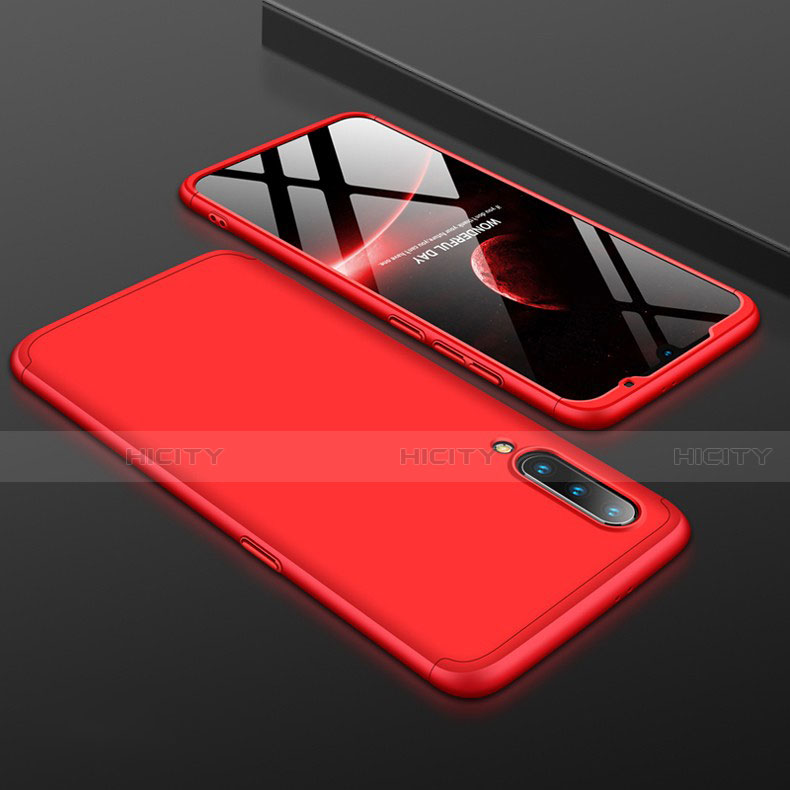 Coque Plastique Mat Protection Integrale 360 Degres Avant et Arriere Etui Housse M01 pour Xiaomi Mi 9 Pro 5G Rouge Plus