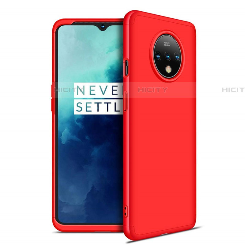 Coque Plastique Mat Protection Integrale 360 Degres Avant et Arriere Etui Housse P02 pour OnePlus 7T Plus