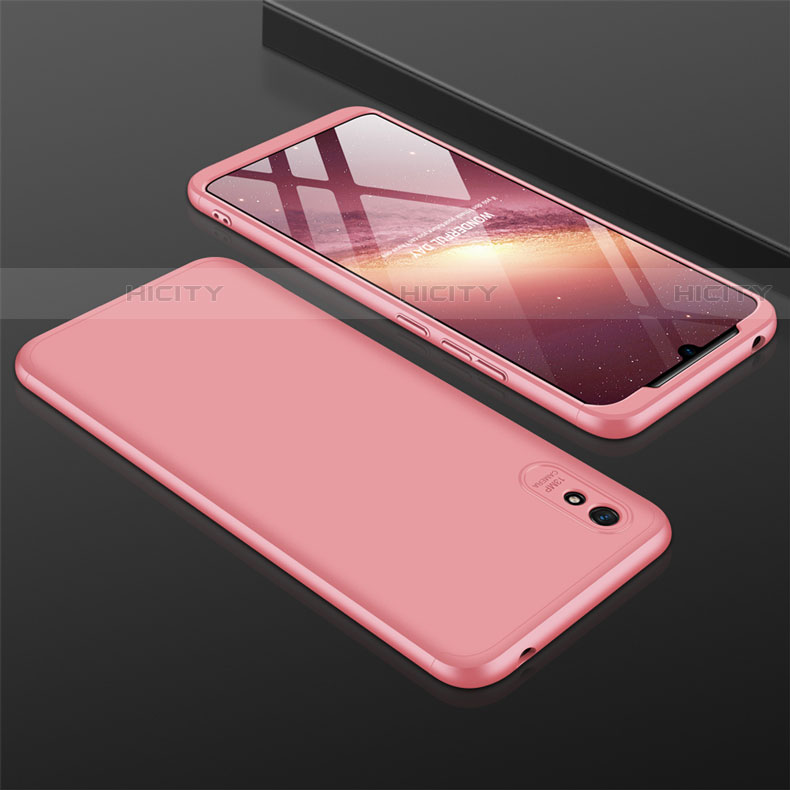 Coque Plastique Mat Protection Integrale 360 Degres Avant et Arriere Etui Housse P03 pour Xiaomi Redmi 9A Plus