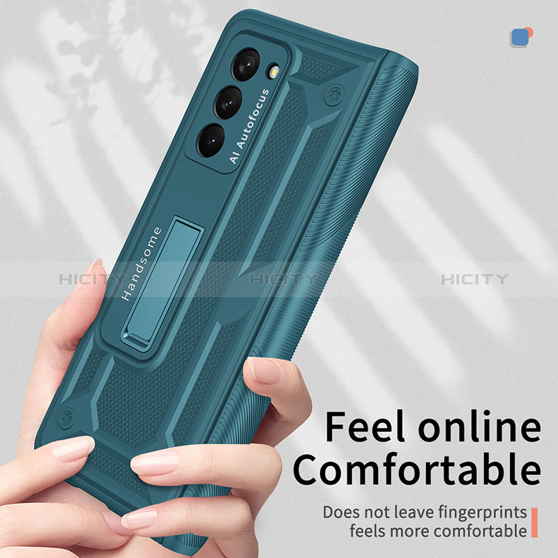 Coque Plastique Mat Protection Integrale 360 Degres Avant et Arriere Etui Housse P06 pour Samsung Galaxy Z Fold2 5G Plus