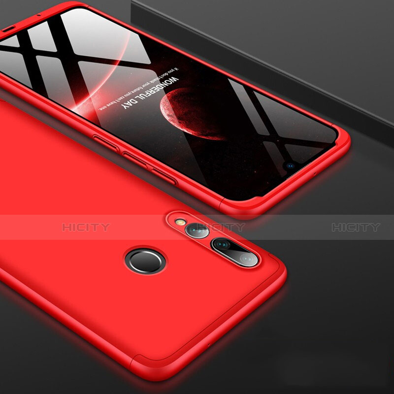 Coque Plastique Mat Protection Integrale 360 Degres Avant et Arriere Etui Housse pour Huawei Enjoy 9s Rouge Plus