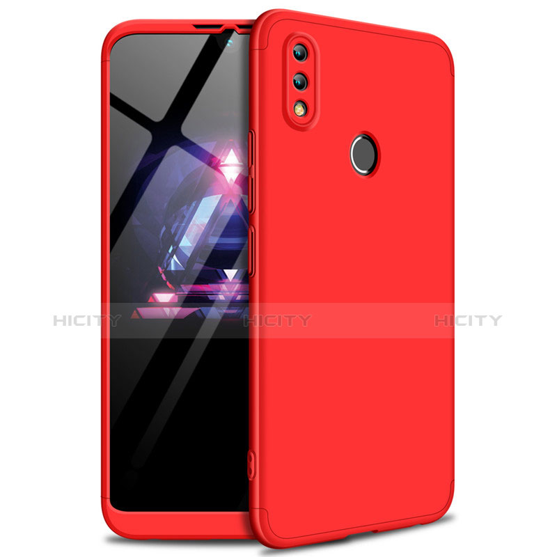 Coque Plastique Mat Protection Integrale 360 Degres Avant et Arriere Etui Housse pour Huawei Honor 8X Max Rouge Plus