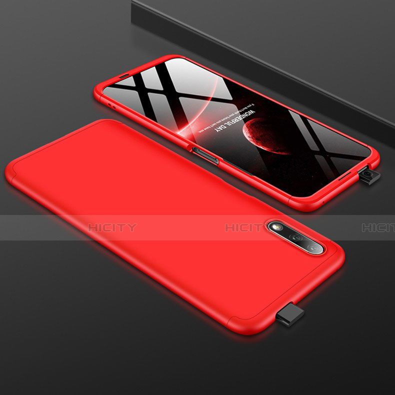 Coque Plastique Mat Protection Integrale 360 Degres Avant et Arriere Etui Housse pour Huawei Honor 9X Rouge Plus