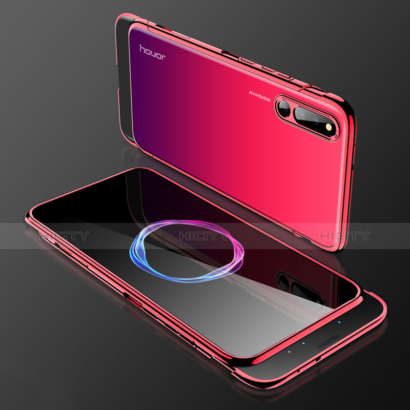 Coque Plastique Mat Protection Integrale 360 Degres Avant et Arriere Etui Housse pour Huawei Honor Magic 2 Rouge Plus