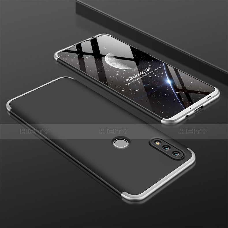 Coque Plastique Mat Protection Integrale 360 Degres Avant et Arriere Etui Housse pour Huawei Nova Lite 3 Argent Plus