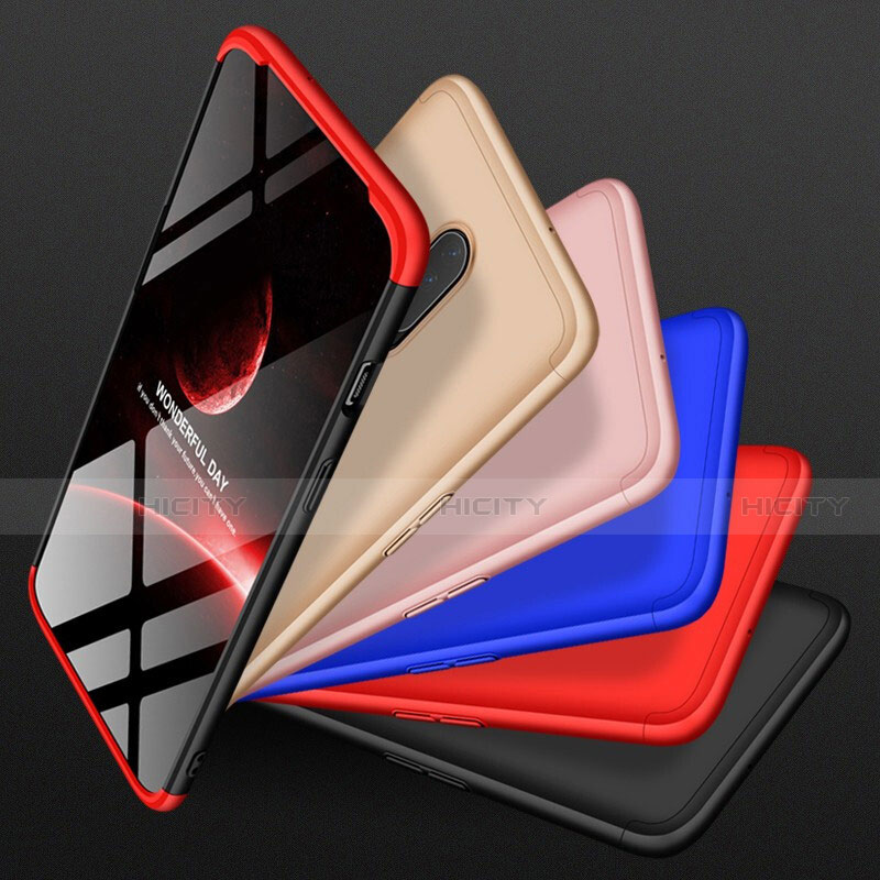 Coque Plastique Mat Protection Integrale 360 Degres Avant et Arriere Etui Housse pour OnePlus 7 Plus