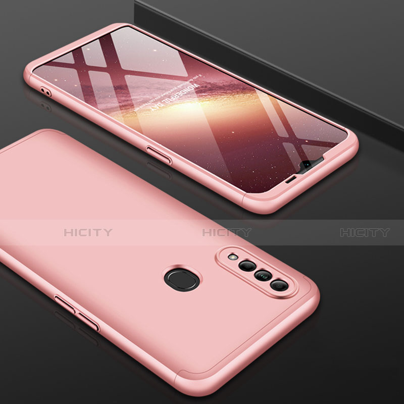 Coque Plastique Mat Protection Integrale 360 Degres Avant et Arriere Etui Housse pour Oppo A31 Or Rose Plus