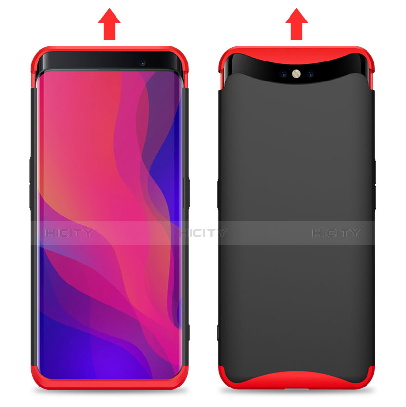 Coque Plastique Mat Protection Integrale 360 Degres Avant et Arriere Etui Housse pour Oppo Find X Super Flash Edition Plus