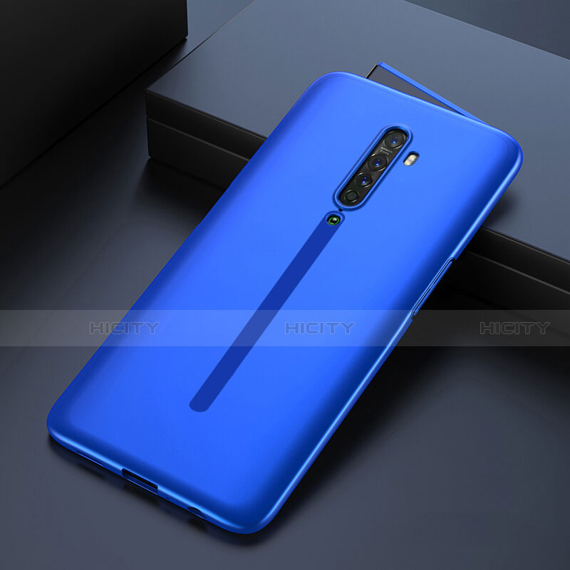 Coque Plastique Mat Protection Integrale 360 Degres Avant et Arriere Etui Housse pour Oppo Reno2 Bleu Plus