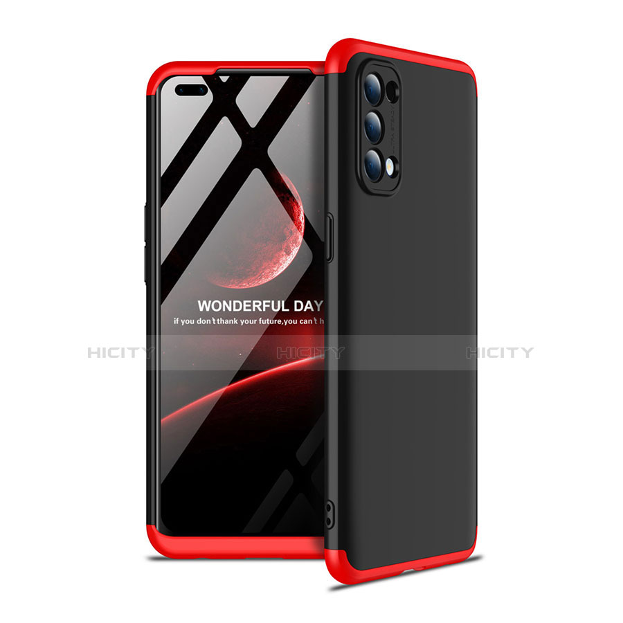 Coque Plastique Mat Protection Integrale 360 Degres Avant et Arriere Etui Housse pour Oppo Reno4 4G Plus