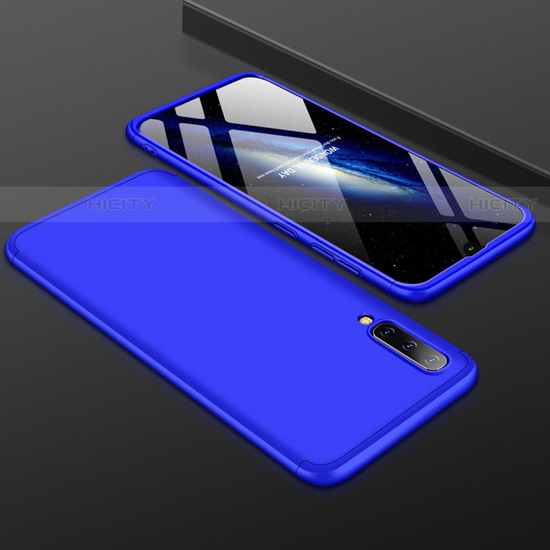 Coque Plastique Mat Protection Integrale 360 Degres Avant et Arriere Etui Housse pour Samsung Galaxy A30S Bleu Plus