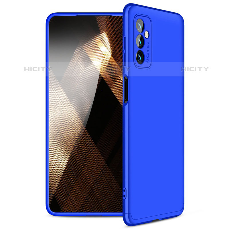 Coque Plastique Mat Protection Integrale 360 Degres Avant et Arriere Etui Housse pour Samsung Galaxy M52 5G Bleu Plus