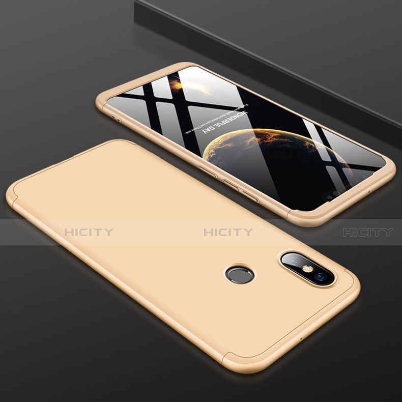 Coque Plastique Mat Protection Integrale 360 Degres Avant et Arriere Etui Housse pour Xiaomi Mi 8 Or Plus