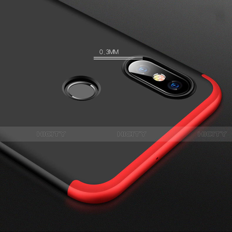 Coque Plastique Mat Protection Integrale 360 Degres Avant et Arriere Etui Housse pour Xiaomi Mi 8 Plus