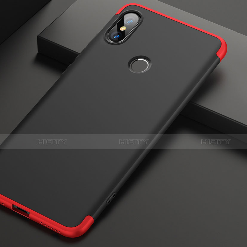 Coque Plastique Mat Protection Integrale 360 Degres Avant et Arriere Etui Housse pour Xiaomi Mi A2 Plus