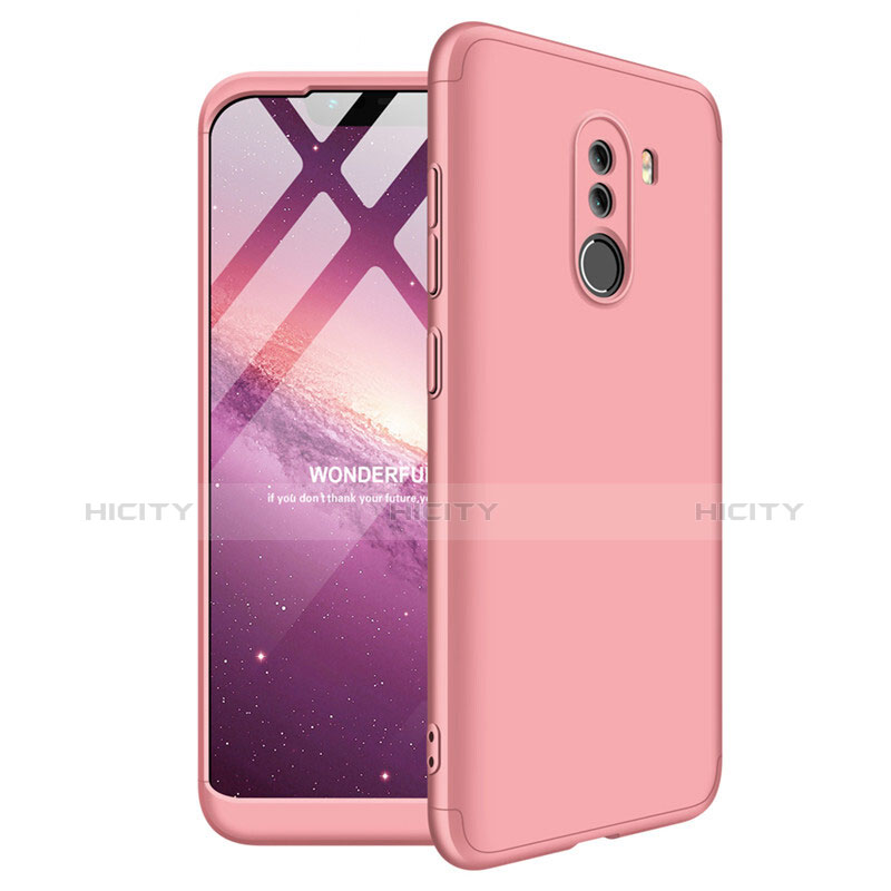 Coque Plastique Mat Protection Integrale 360 Degres Avant et Arriere Etui Housse pour Xiaomi Pocophone F1 Plus