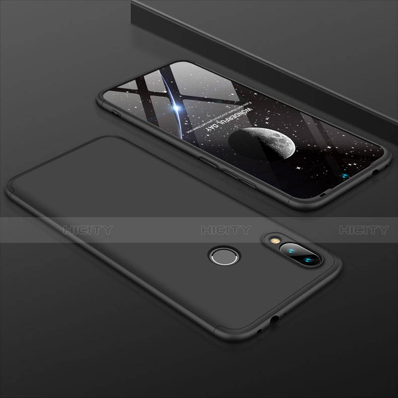 Coque Plastique Mat Protection Integrale 360 Degres Avant et Arriere Etui Housse pour Xiaomi Redmi 7 Noir Plus