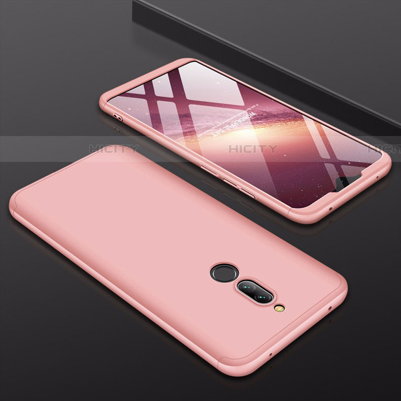 Coque Plastique Mat Protection Integrale 360 Degres Avant et Arriere Etui Housse pour Xiaomi Redmi 8 Or Rose Plus