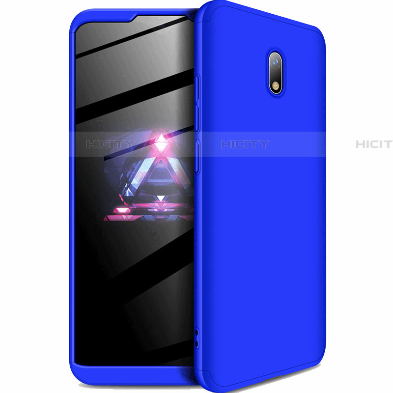 Coque Plastique Mat Protection Integrale 360 Degres Avant et Arriere Etui Housse pour Xiaomi Redmi 8A Bleu Plus