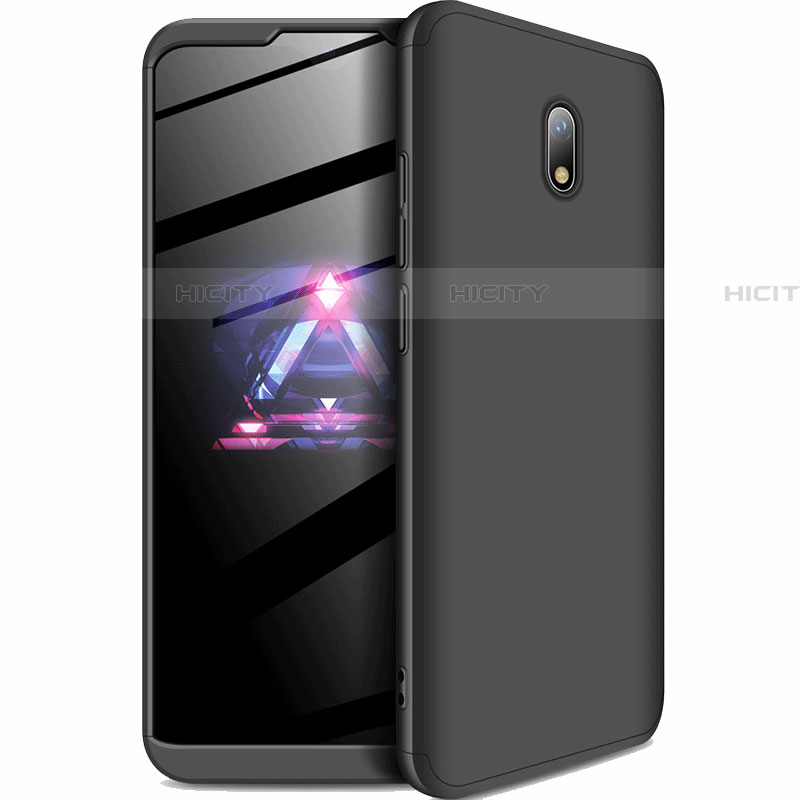 Coque Plastique Mat Protection Integrale 360 Degres Avant et Arriere Etui Housse pour Xiaomi Redmi 8A Noir Plus