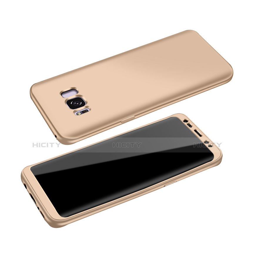 Coque Plastique Mat Protection Integrale 360 Degres Avant et Arriere Etui Housse Q02 pour Samsung Galaxy S8 Plus Plus