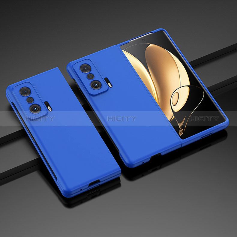 Coque Plastique Mat Protection Integrale 360 Degres Avant et Arriere Etui Housse QH1 pour Huawei Honor Magic V 5G Bleu Plus