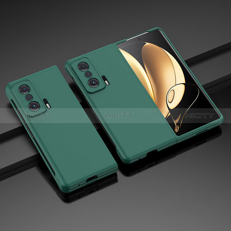 Coque Plastique Mat Protection Integrale 360 Degres Avant et Arriere Etui Housse QH1 pour Huawei Honor Magic V 5G Vert Plus