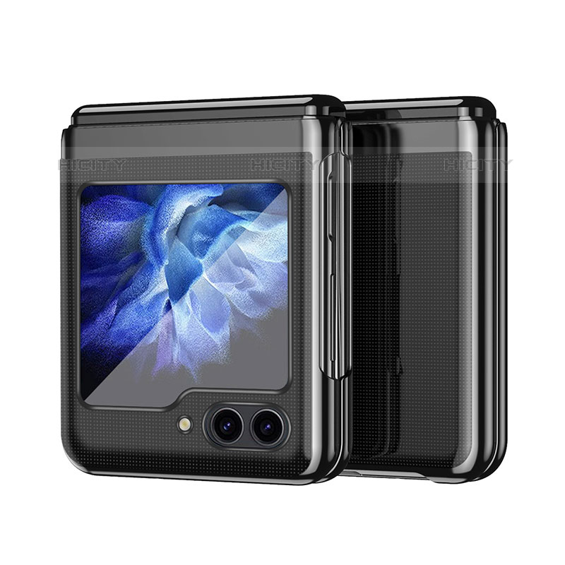 Coque Plastique Mat Protection Integrale 360 Degres Avant et Arriere Etui Housse QH2 pour Samsung Galaxy Z Flip5 5G Plus