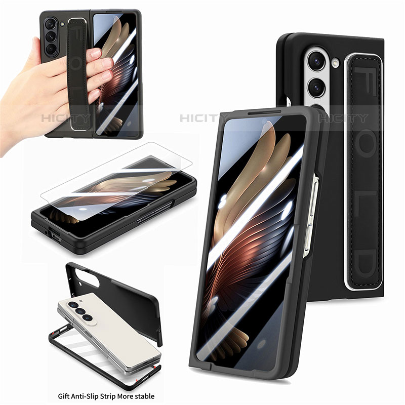 Coque Plastique Mat Protection Integrale 360 Degres Avant et Arriere Etui Housse SD3 pour Samsung Galaxy Z Fold5 5G Plus