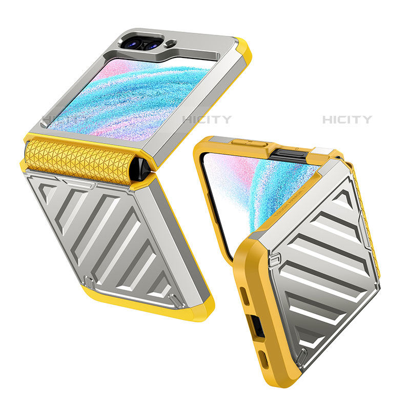 Coque Plastique Mat Protection Integrale 360 Degres Avant et Arriere Etui Housse Z01L pour Samsung Galaxy Z Flip5 5G Plus