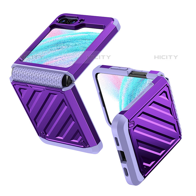 Coque Plastique Mat Protection Integrale 360 Degres Avant et Arriere Etui Housse Z01L pour Samsung Galaxy Z Flip5 5G Plus