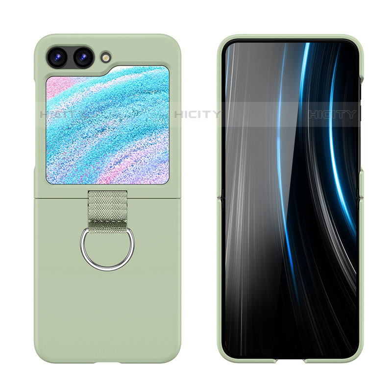 Coque Plastique Mat Protection Integrale 360 Degres Avant et Arriere Etui Housse Z03L pour Samsung Galaxy Z Flip5 5G Plus