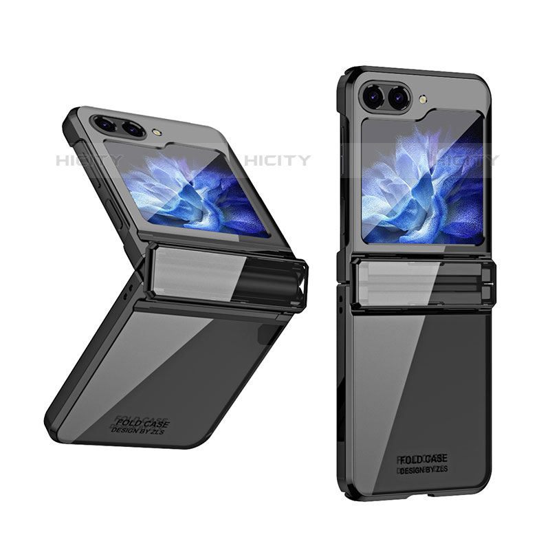 Coque Plastique Mat Protection Integrale 360 Degres Avant et Arriere Etui Housse ZL10 pour Samsung Galaxy Z Flip5 5G Plus