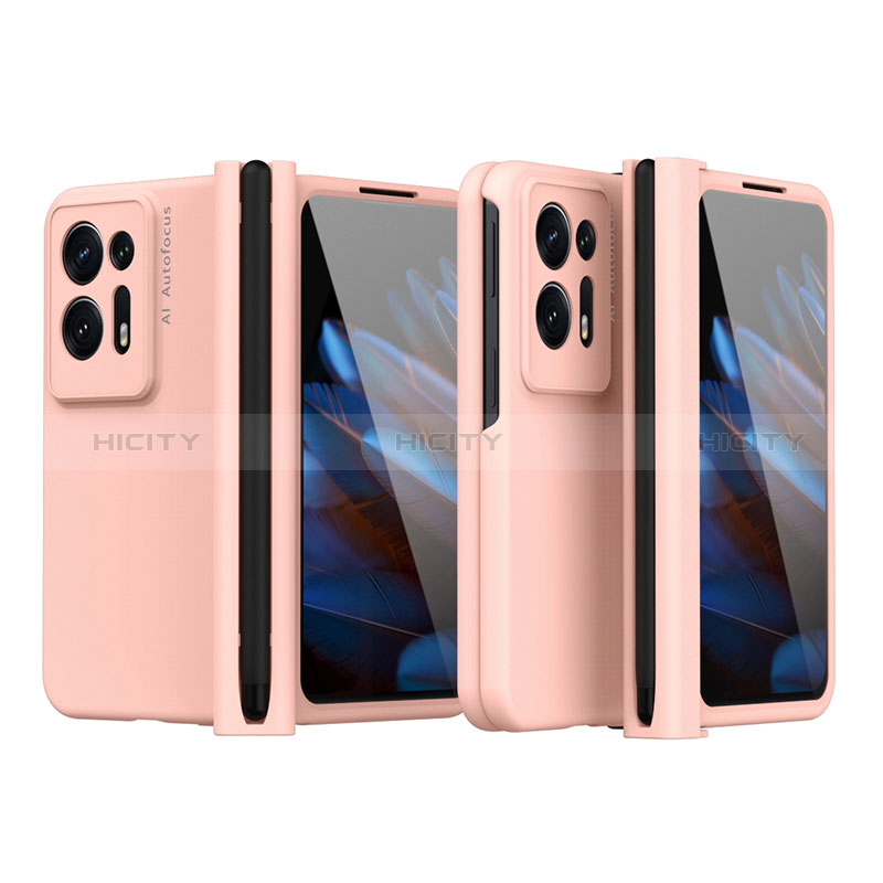 Coque Plastique Mat Protection Integrale 360 Degres Avant et Arriere Etui Housse ZL4 pour Oppo Find N2 5G Plus